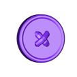 Jacket_button.stl Смелые машины: Мистер Уолтерснап