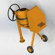 Capture.JPG Free 3D file Cement mixer・3D printable model to download