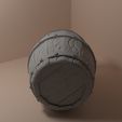 barrel1_4.jpg Medieval fantasy barrel 1 3D print model