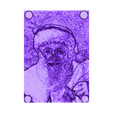 Santa.stl Free STL file LED Holiday Litho-Lantern・Object to download and to 3D print