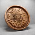 US-Army-Seal-Tray-©.jpg US Army Seal Tray - CNC Files for Wood (svg, dxf, eps, ai, pdf)