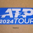 atp-tour2024-torneo-tenis-profesional-carlos-alacaraz.jpg ATP, Tour2024, Poster, sign, signboard, logo, print3d, player, tennis, professional, tournament, tournament