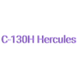 C-130H Hercules_name.stl Wall silhouette - US Military Aviation - C-130H Hercules