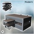 1-PREM.jpg Modern flat-roofed building with internal staircase and raised annex (18) - Cold Era Modern Warfare Conflict World War 3 RPG  Post-apo WW3 WWIII