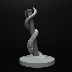 Pen_holder2.jpg Fichier 3D Porte-stylo à tentacules・Design imprimable en 3D à télécharger, Dino_and_Dog