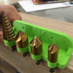 55575943_352932141994016_3912896106383540224_n.jpg Файл STL Countersink drill bits holder (or+1xstep drill bit)・Дизайн 3D принтера для загрузки