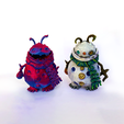 2standingmodsquare.png ☃️Articulated Monster Snowman - XMAS TREE ORNAMENT☃️
