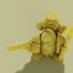 Chappy.png STL-Datei Short and Stumpy Ultrasmurf Chappy kostenlos・3D-Drucker-Modell zum herunterladen