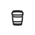 coffecutterpng.png Coffee Tumbler Cookie Cutter