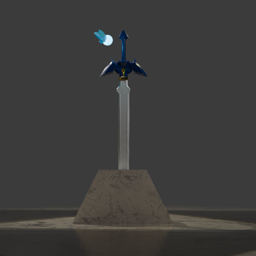 master sword in pedestal wallpaper