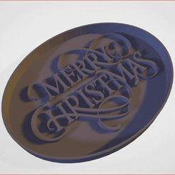 merry-christmas.jpg Archivo STL Cortapastas Feliz Navidad・Plan imprimible en 3D para descargar