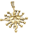 render-1.png PINGENTE DE SOL EXTRAVAGANTE MODELO 3D PRITABLE
