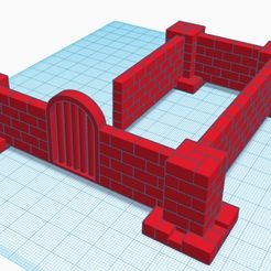 Screenshot-2023-04-19-082035.jpg Free STL file Modular Tabletop Game Brick Wall Set・3D print model to download