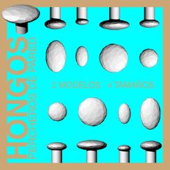 percherosredondosPARTE1.jpg Archivo STL percheros hongos / mushroom coat racks・Diseño imprimible en 3D para descargar
