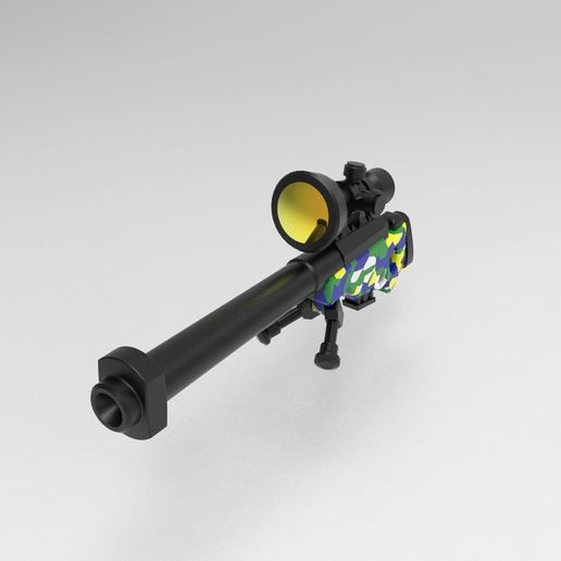 🗝️ CSGO AWP prop (cartoon keychain version)・ STL File for 3D printing・Cults