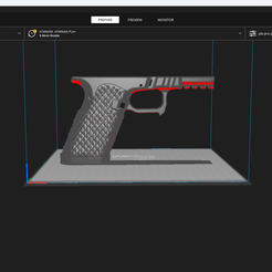 2023-09-18_07-59-52.png STL file glock 19x with stipple pattern・Design to download and 3D print