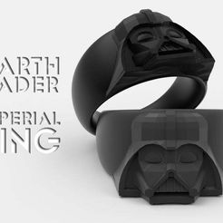 DarthRing.jpg Fichier STL gratuit DARTH VADER RING -the Next Ring Episode Taille 9-・Modèle pour impression 3D à télécharger