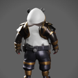 panda3.png Panda skin Fortnite charactere Model 3D