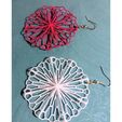 6087f241bbe9b384f8f200b6d72259e2_preview_featured.jpg Mathematical Art: Crumpled Circle (Earrings)