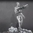 Снимок-10.jpg Terminator T-800 Endoskeleton Rekvizit T2 V2 High Detal