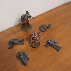 example2.jpg Free STL file Supportless Dead Space Soldiers・Model to download and 3D print
