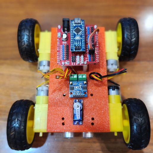 14.jpg 4WD chassic car Arduino Roboter