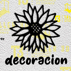 girasol-1-presentacion.png Archivo STL silueta girasol decoracion jardin・Modelo para descargar y imprimir en 3D