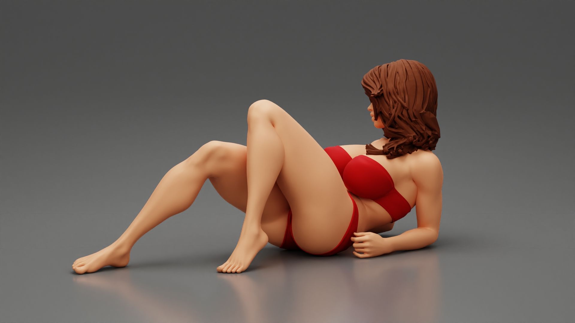 1-05.jpg 3D file Sexy Adult Woman in Swimsuit Sunbathing on the Beach 3D Print Model・3D printable model to download, 3DGeshaft