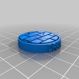 Drakk.png Personalised 32mm bases for Orc / Ork Units for Dungeons & Dragons, Warhammer, 40k or other Tabletop Games