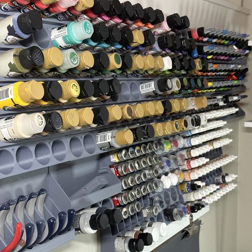 Hobby-Helpers-Paint-Racks-2.jpeg Модульная стойка для шлифовальных блоков и листов наждачной бумаги