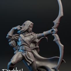 elf-archer-front.jpg Fichier STL gratuit Archer elfe féminin・Design à télécharger et à imprimer en 3D