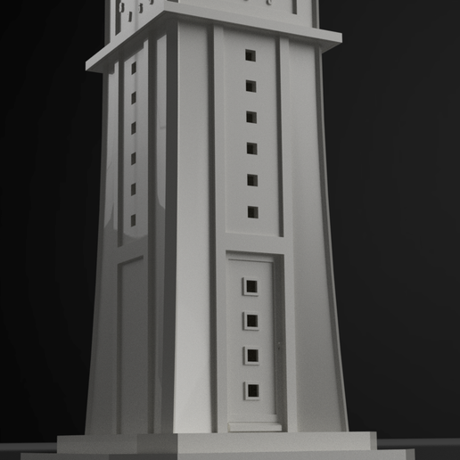 fv.png Relógio "Les Sables-d'Olonne" - modelo para impressão 3D