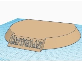 Catwoman Base - 3D model önizlemesi