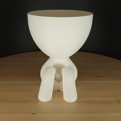 Three wise Robert planters (Do no Evil) 3D model