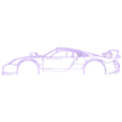 Porsche 911 GT1 Straßenversion.stl Porsche 911 GT1 Straßenversion 2D Art/ Silhouette