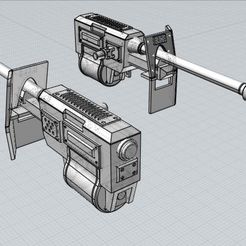 DUST_WAR_CANNON_FOR_PRINT_4.jpg Файл STL Dust War - Axis Cannons・Модель для загрузки и 3D печати