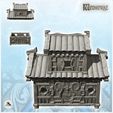 2.jpg Medieval building with overhanging floor and rounded roof (8) - Medieval Fantasy Magic Feudal Old Archaic Saga 28mm 15mm