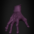Hand_Wednesday_High5.png Wednesday Addams Family Hand for Cosplay 3D print model