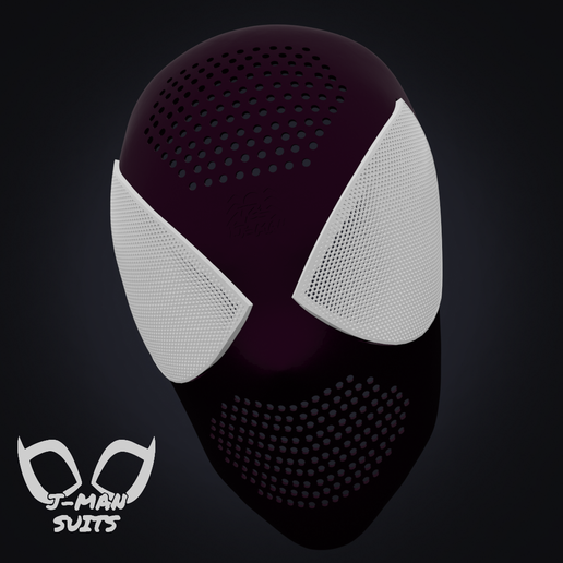 SHATTERED SYMBIOTE SPIDERMAN FACESHELL