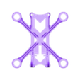 Frame - Arduino FPV Drone STL (Updated).stl 3D Printed FPV Drone (Frame) - Mini Arduino FPV Quadcopter - [3D Files]
