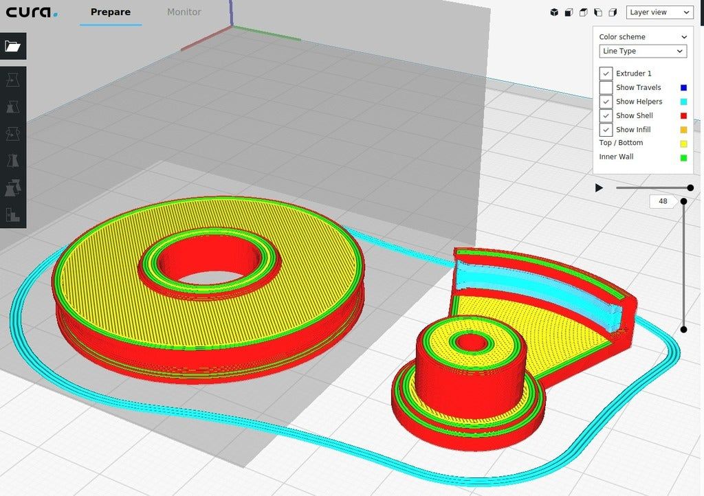 Free STL file ANYCUBIC i3 Mega Filament Guide for Upper Spool・3D ...