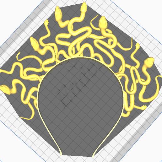 Medusa Crown 3D model