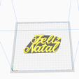 Feliz-Natal-slicer.png Feliz Natal | 3d printable merry christmas 3d model in portuguese