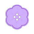 flower button.obj Flowerbutt (updated version included)