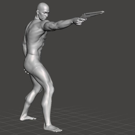 Sexy 3d printing 335 Preview 008.jpg GUN MAN