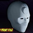 ProductDown.jpg Mr Knight Cosplay Moon Knight Helmet 3D print file Mask 3D print model