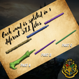 13.png Elderberry Wand from the Harry Potter universe