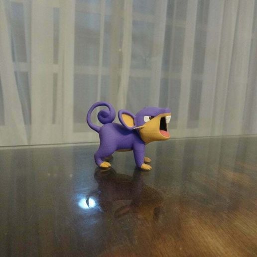 Rattata Pokemon EDLI3D - 3D model önizlemesi