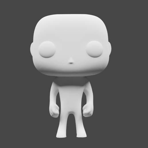 Archivo STL Funko Pop Blank V3 (Rigged)・Objeto imprimible en 3D para