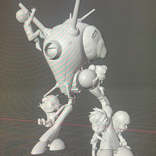🎲 Chibi regult and friends・ STL File for 3D printing・Cults